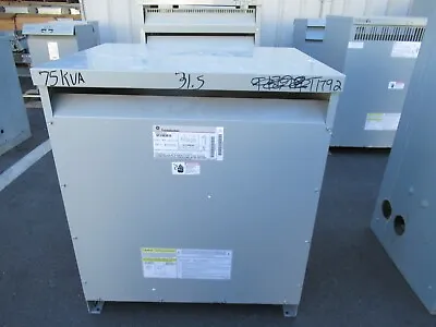 GE 9T23B3814 (NS) 75 KVA 240X120/208 Volt 3 Phase Transformer -T1792 • $2200