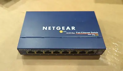 NETGEAR ProSafe 8-Port Switch FS108 V2 Access Point Router Modem Cable Wifi • $25