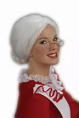 Mrs. Santa Claus Wig Christmas Fancy Dress Up Halloween Adult Costume Accessory • $19.57