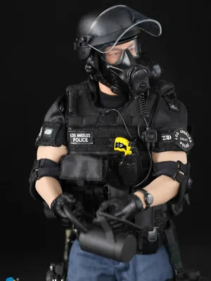 In-Stock 1/6 Scale DID MA1008 LAPD SWAT 3.0 Takeshi 12in Male Figure • £204.99