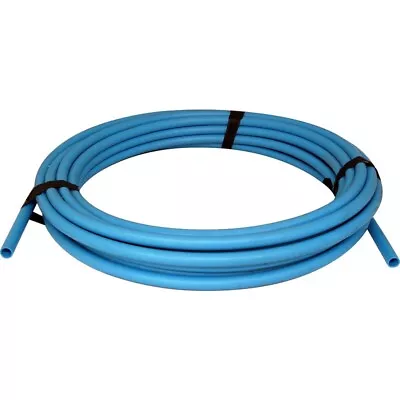 MDPE Pipe 25mm X 2m Blue Poly Polypipe Mains Water Pipe • £10.49