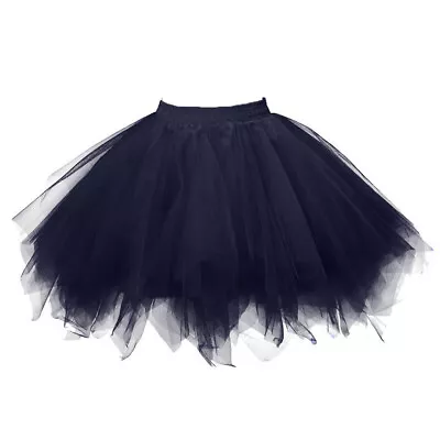Womens Adults Girls Dancing Tutu Skirt Party Costume Ballet Mini Short Dancewear • $25.75