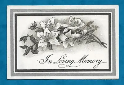 1924 In Memoriam Card Maria Gregory Interred Acton Cemetery • £4.65