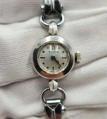 $175 • Buy Bulova 14k Solid Gold Case Ladies Vintage Mechanical Watch - FOR PARTS / REPAIR