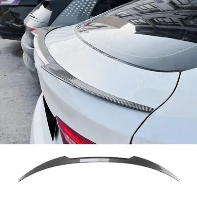 ABS Carbon Fiber Look Rear Door Tail Trunk Spoiler Wing For BMW X6 SUV 2015-2018 • $116.06