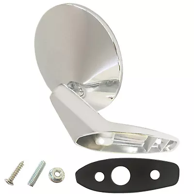 Mopar 1967 68 69 70 B-Body 1967-76 A-Body Round Outside Door Mirror Chrome • $62.99