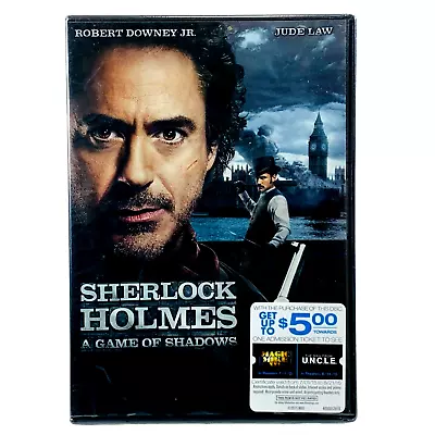 Sherlock Holmes: A Game Of Shadows (2011) - DVD - Robert Downey Jr Mystery Movie • $7.95