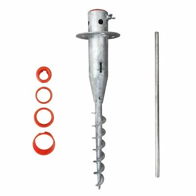 $59 • Buy Umbrella Ground Screw Anchor Inground Base Sand Pole
