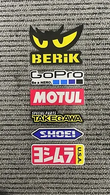 Motul Shoei Sticker Decal Sheet Car Motorcycle Motorcross MX PIT BIKE 0133 • $5.81