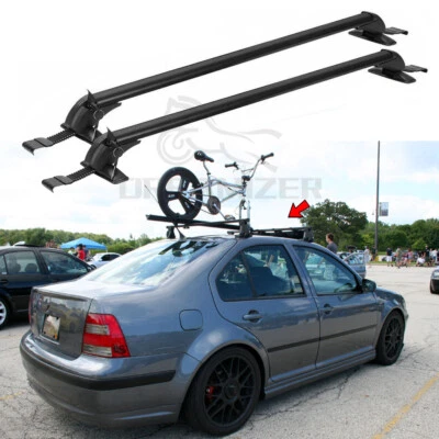 $139.79 • Buy For VW Volkswagen Jetta Car Top Roof Rack Cross Bar Cargo Luggage Carrier W/Lock