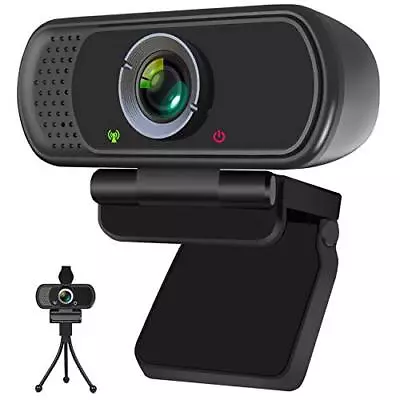 XPCAM Webcam HD Webcam 1080P With Privacy Shutter And Tripod Stand Pro • $18.99