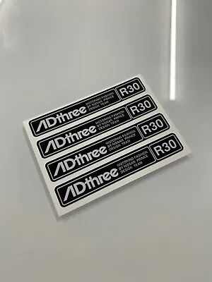 R30 Adthree Mudflap Stickers Black HR31 GTS GTSX R31 Skyline Passage Decals SVD • $6.99
