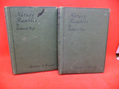 £22.99 • Buy COME WITH ME BOOKS Nature Rambles OLD VINTAGE 2 BOOK SET Edward Step 1930S
