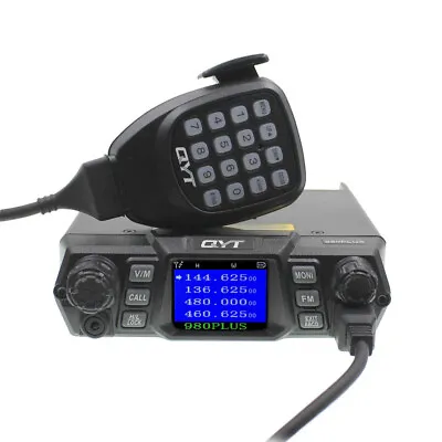 $154 • Buy QYT KT-980Plus Two Way Radio Dual Band 136-174MHz & 400-480MHz FM Transceiver