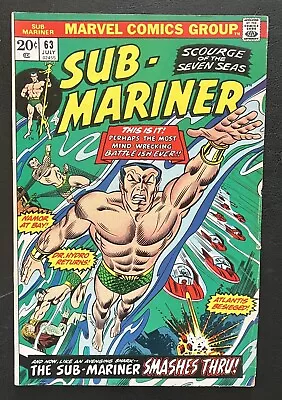 Sub-Mariner # 63 Marvel 1973 • $4.95