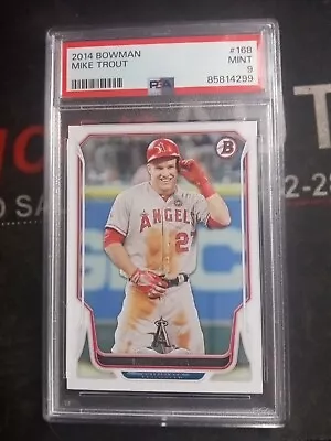 Bowman Mike Trout RC PSA MINT • $20