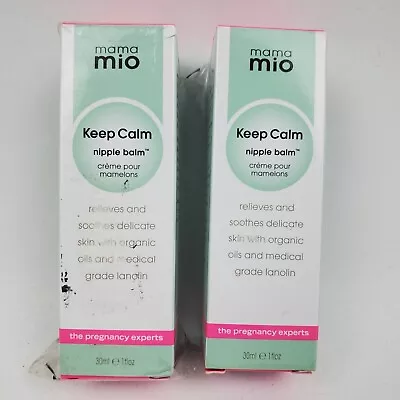 2X Mama Mio Keep Calm Nipple Balm 1oz • $11.97