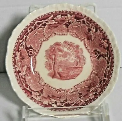 Mason's Pink Vista Vintage England 5 1/2  Berry Cereal Soup Bowl • $12.99