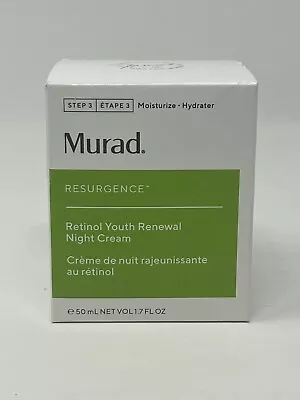 Murad Retinol Youth Renewal Night Cream 1.7 Oz. Brand New • $39