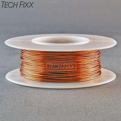 Magnet Wire 18 Gauge AWG Enameled Copper 25 Feet Coil Winding And Crafts 200C • $10.35