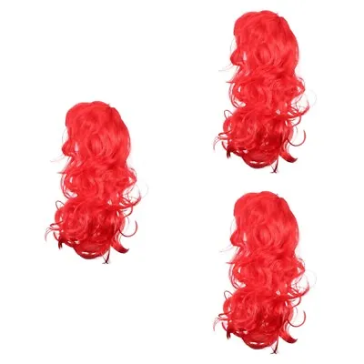  3 Count Women Styling Wig Wavy Wigs Japanese Custume Cosplay For Miss Natural • £29.99