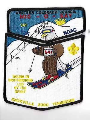 OA 541 Mic-O-Say Y2K NOAC Flap Set BLK Bdr. Knoxville Tennessee WCC • $10.95