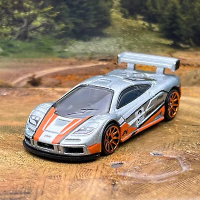 Hot Wheels McLaren F1 GTR Silver 2022 Used Loose 1:64 Diecast Car • £4