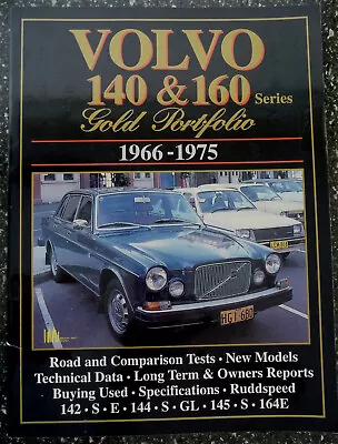 Volvo 144 144S 142 142S 145 164 1966-‘75 Road Tests Gold Portfolio R.M. Clarke • $31