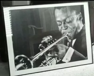 Henri Dauman MILES DAVIS Framed Poster Newport Jazz 1960 - Rare Collectible • $800