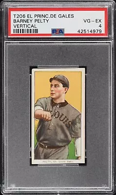 1909-11 T206 Barney Pelty Vertical EPDG PSA 4 PWCC-S #42514979 • $867.90