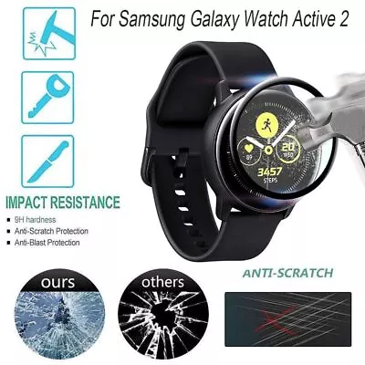 Films Tempered Glass Watch Screen Protector For Samsung Galaxy Watch Active 2 • $6.67