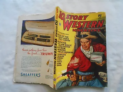 10 Story Western Magazine-september1946(walt Coburn) • $20