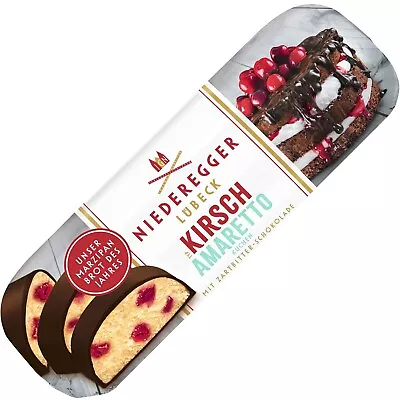 Niederegger CHERRY AMARETTO Marzipan Chocolate Loaf 125g FREE SHIPPING • $11.85