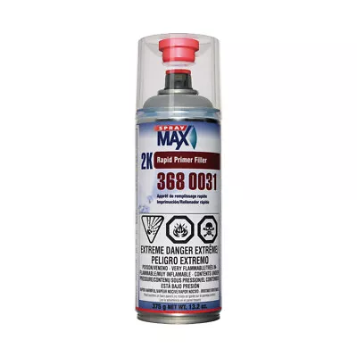 Spray Max 2K Rapid Primer Filler Gray- 3680031 • $34.99