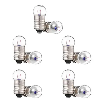 10pcs Flashlight Bulb Pack Of 10 E10 Miniature Screw Base Light Bulbs • $7.99