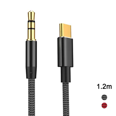 $5.36 • Buy Heavy Duty Type C USB C To 3.5mm Jack Cable Car Stereo Audio Aux Adapter Headset