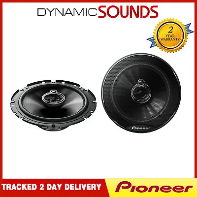 PIONEER 600W TOTAL 2-WAY 6.5 INCH 16.5cm CAR DOOR/SHELF COAXIAL SPEAKERS PAIR • £34.99