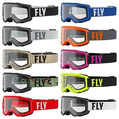 Fly Racing Focus Motocross Goggles Adult Motorcycle MX Moto ATV Dirtbike MTB SxS • $23.95