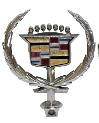 Vintage Cadillac Hood Ornament Emblem Classic Caddy Memories Caddy Logo Shiny B • $18.99