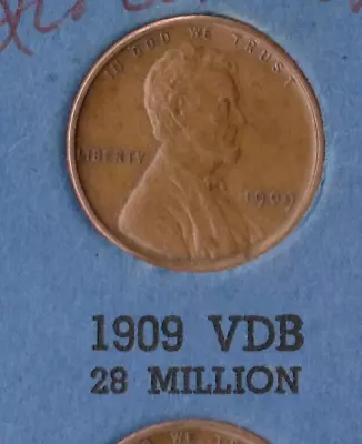 1909 1909 S 1909 Vdb Au Lincoln Cent Wheat Penny Set Rare Key • $99.99