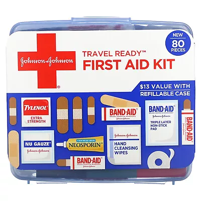 Travel Ready First Aid Kit 80 Pieces • $17.76