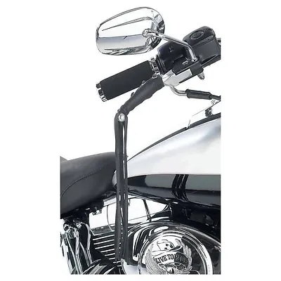 New Black Solid Leather Motorcycle Lever Covers Brake Clutch Biker 12  Fringe • $11.98
