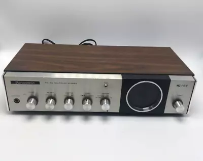 Panasonic IC FET Vintage AM FM Multiplex Stereo RE-7412 Silver Tone / Wood • $34.95