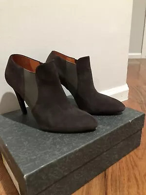 Via Spiga Brown Suede Heeled Booties • $30