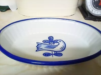 £16 • Buy Viana Do Castello Oval  Portuguese Pottery Dish