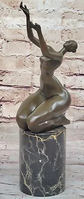 Signed Original Bronze Sculpture Tribute To Fernando Botero Abstract Modern Sale • $174.65