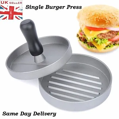 Non Stick Hamburger Press Burger Meat Beef Grill Patty Maker Mould Kitchen BBQ • £5.95