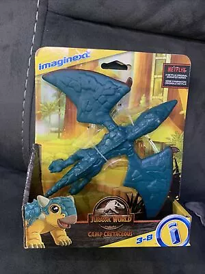 Imaginext Jurassic World Camp Cretaceous Figure Pterodactyl Netflix Animated  • £10.99