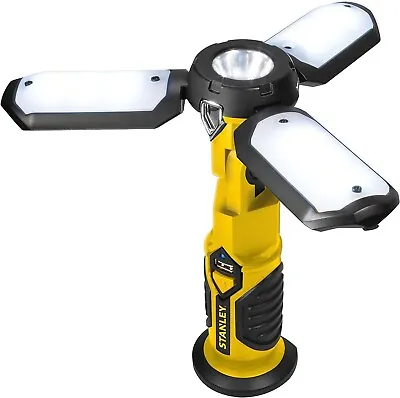 Stanley Rechargeable Work Light 300 Lumen LED Satellite USB Charger Garage Shop • $43.99