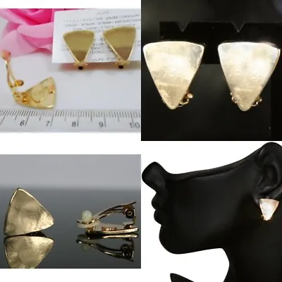 Clip On/stud VINTAGE GOLD FASHION EARRINGS COLLECTION Choose NON-PIERCED CLIPS • $2.48